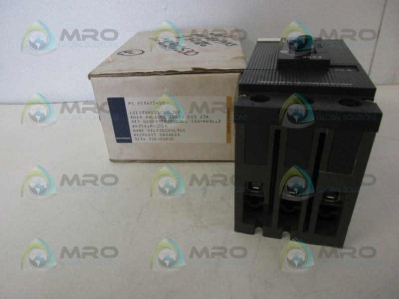 SIEMENS 3VT4200-0BP00 CIRCUIT BREAKER  NSMP