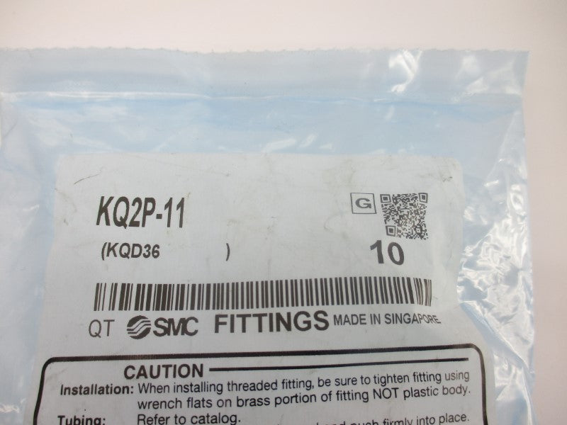SMC KQ2P-11 (PKG 0F 10) NSMP