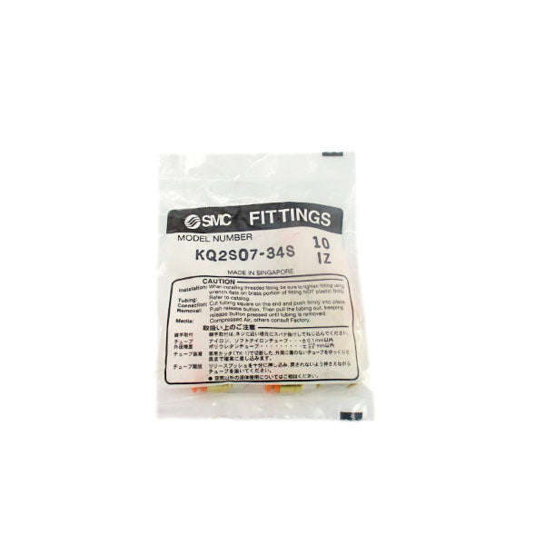 SMC KQ2S07-34S (PKG OF 10) NSMP