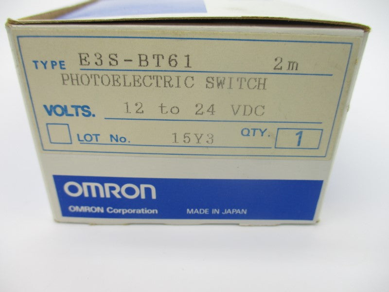 OMRON E3S-BT61 12-24VDC 2M NSMP