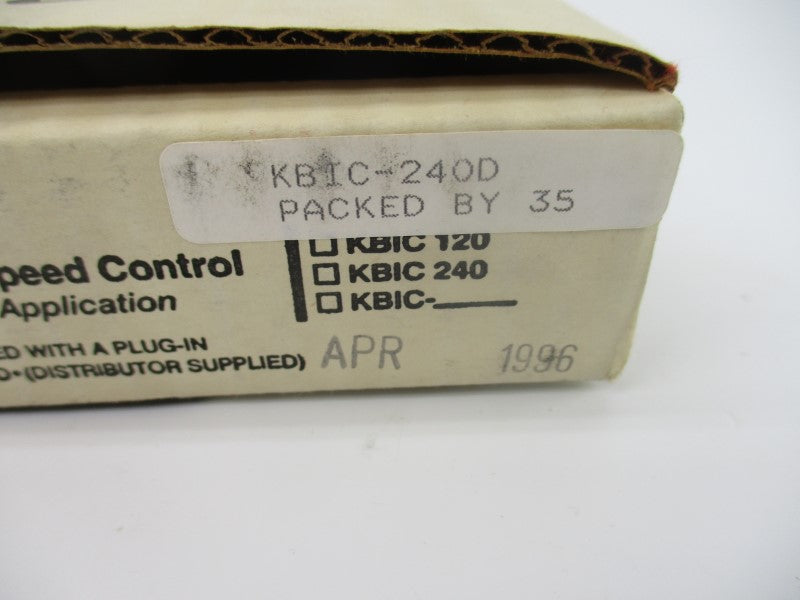 KB ELECTRONICS KBIC-240D 120-240V NSMP