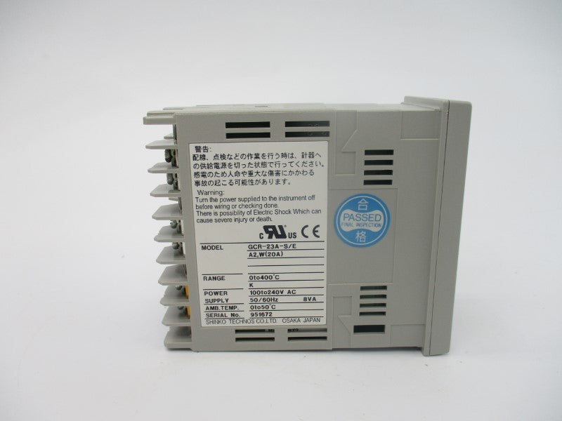 SHINKO TECHNOS GCR-23A-S/E 100-240VAC 20A NSMP