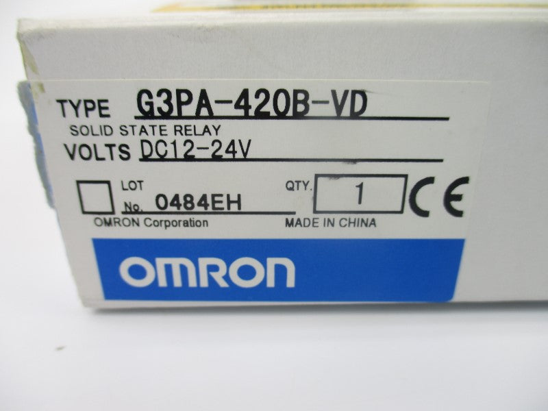 OMRON G3PA-420B-VP 12-24VDC 20A NSMP