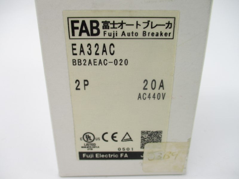 FUJI ELECTRIC EA32AC BB2AEAC-020 440VAC 20A NSMP
