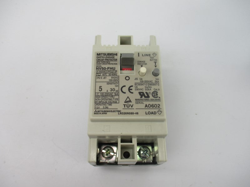 MITSUBISHI NV50-FHU2P5A30 230-240VAC 5A NSMP