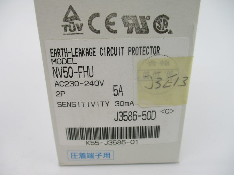 MITSUBISHI NV50-FHU2P5A30 230-240VAC 5A NSMP