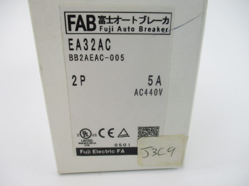 FUJI ELECTRIC EA32AC BB2AEAC-005 440VAC 5A NSMP