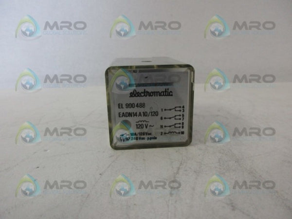 ELECTROMATIC EADN14A10/120 RELAY UNMP