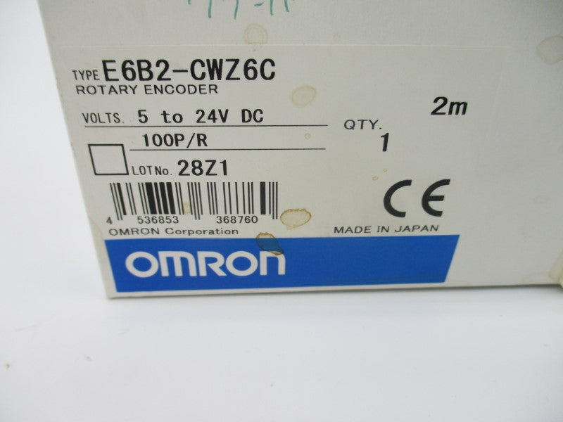 OMRON E6B2-CWZ6C 5-24VDC 100P/R 2M NSMP