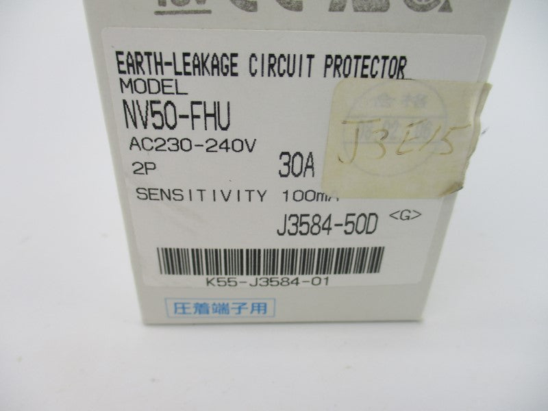 MITSUBISHI NV50-FHU2P30A100 230-240VAC 30A NSMP