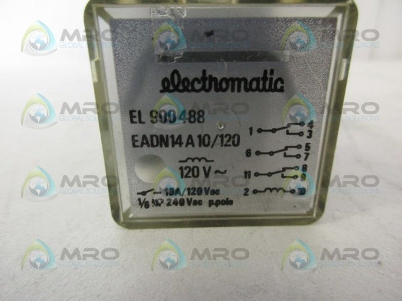 ELECTROMATIC EADN14A10/120 RELAY UNMP