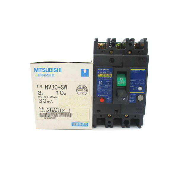 MITSUBISHI NV30-SW3P10A30 100-200-415VAC 10A NSMP