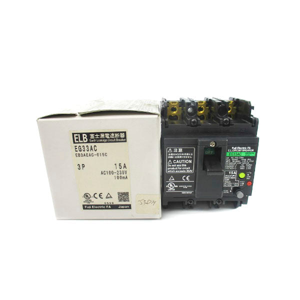 FUJI ELECTRIC EG33AC EB3AEAC-015C 100-230VAC 15A NSMP