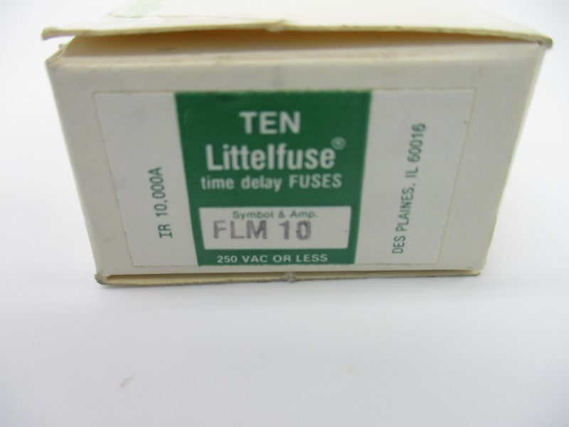 LITTELFUSE FLM10 250VAC 10A (PKG OF 10) NSMP