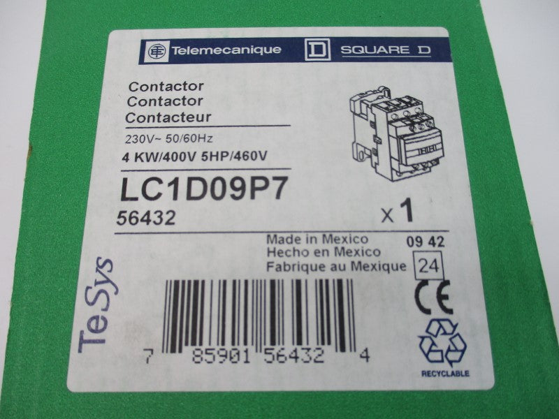 TELEMECANIQUE LC1D09P7 230V 25A NSMP