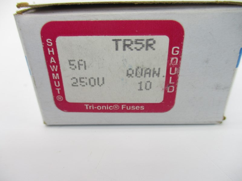 GOULD SHAWMUT TR5R 250VAC 10A (PKG OF 10) (PK/PK) NSMP
