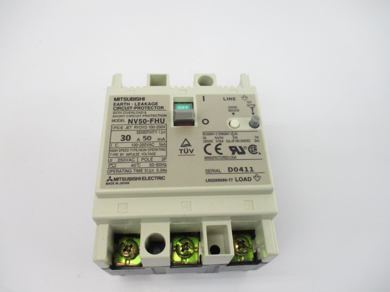 MITSUBISHI NV50-FHU3P30A50 230-240VAC 30A NSMP