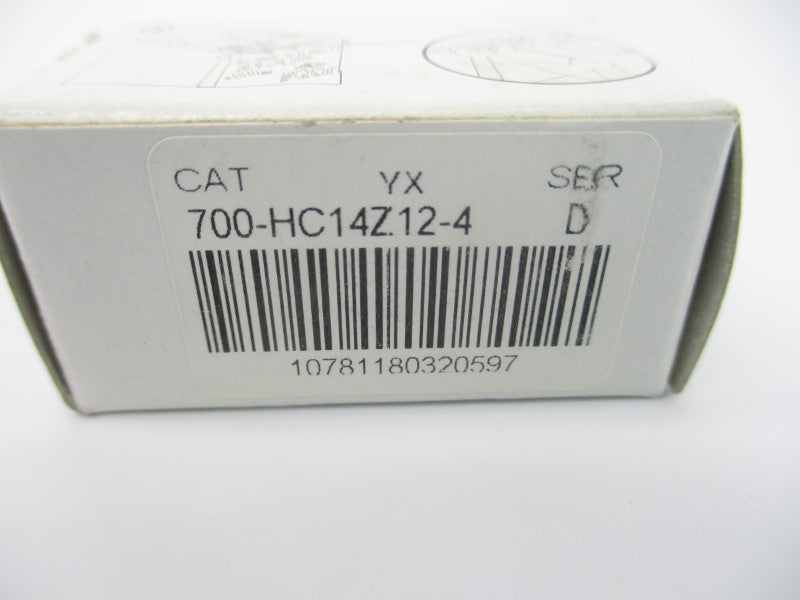 ALLEN BRADLEY 700-HC14Z12-4 SER. D 12VDC 7A (WH) NSMP