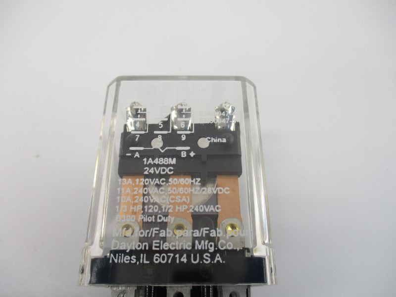 DAYTON 1A488M 24VDC 13A UNMP