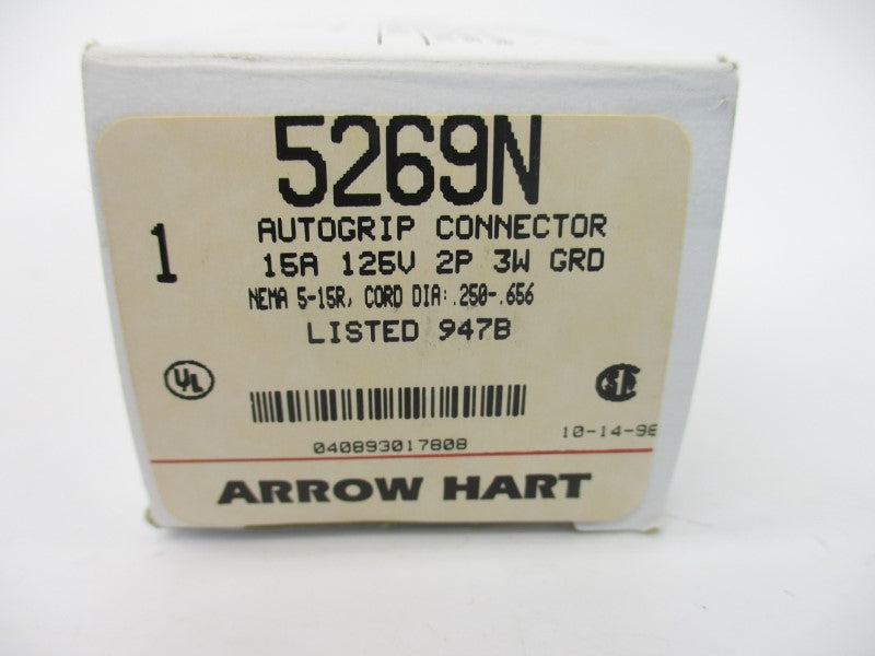 ARROW HART 5269N 125V 15A NSMP