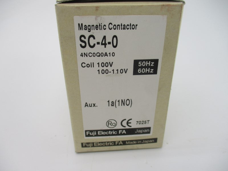 FUJI ELECTRIC 4NC0Q0A10 SC-4-0 100-110V 25A NSMP