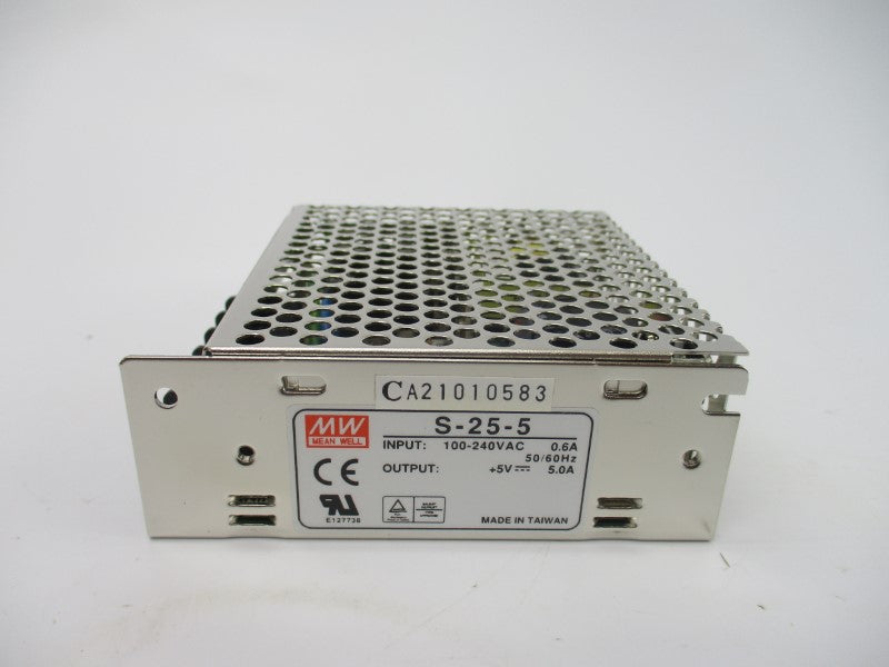 MEAN WELL S-25-5 100-240VAC 0.6A NSMP