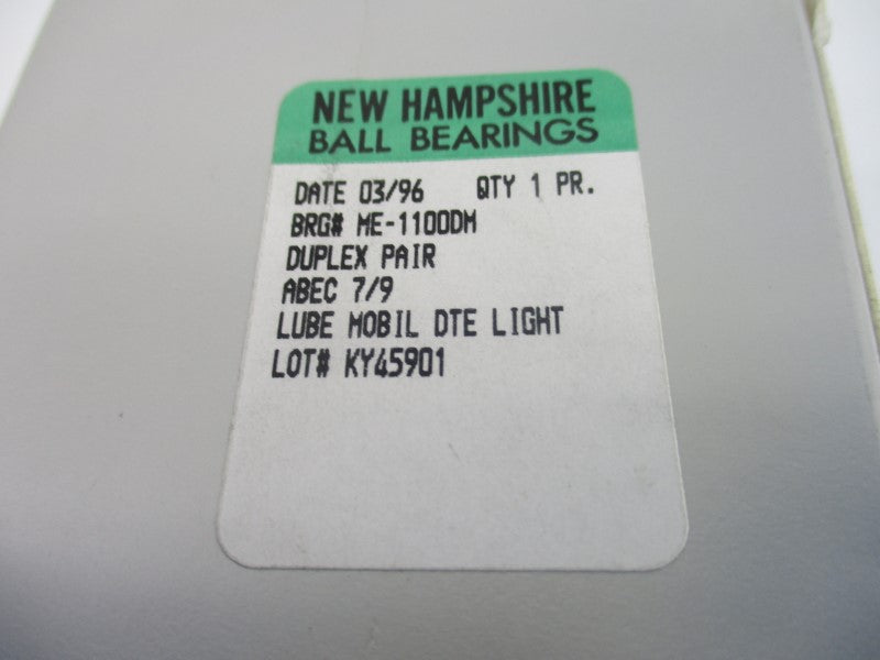 NEW HAMPSHIRE ME-100DM NSMP