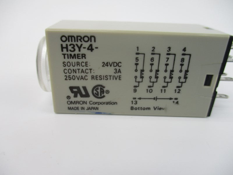 OMRON H3Y-4- 24VDC 3A NSNP