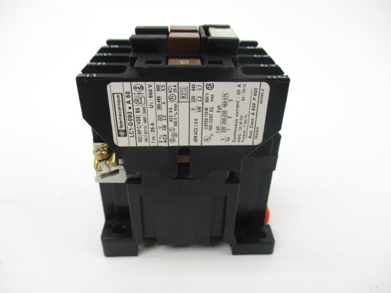 TELEMECANIQUE LC1D093A60 200/220V 25A NSMP