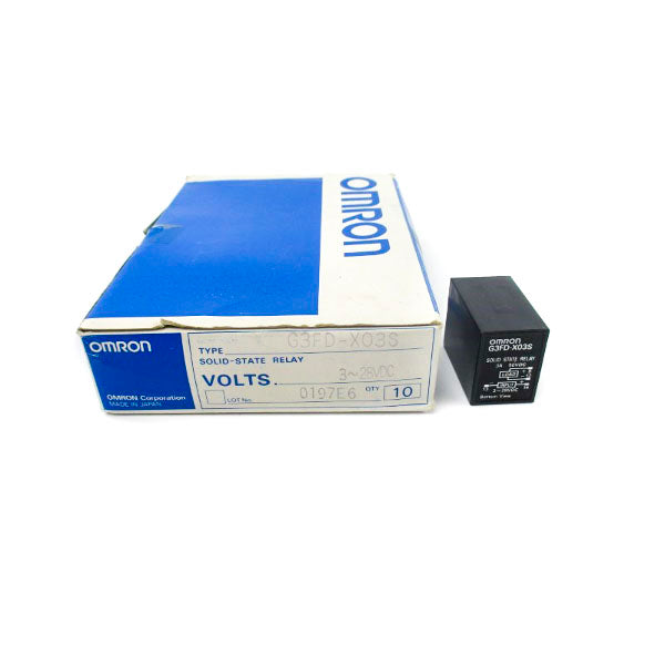 OMRON G3FD-X03S 3-28VDC 3A (PKG OF 10) NSMP