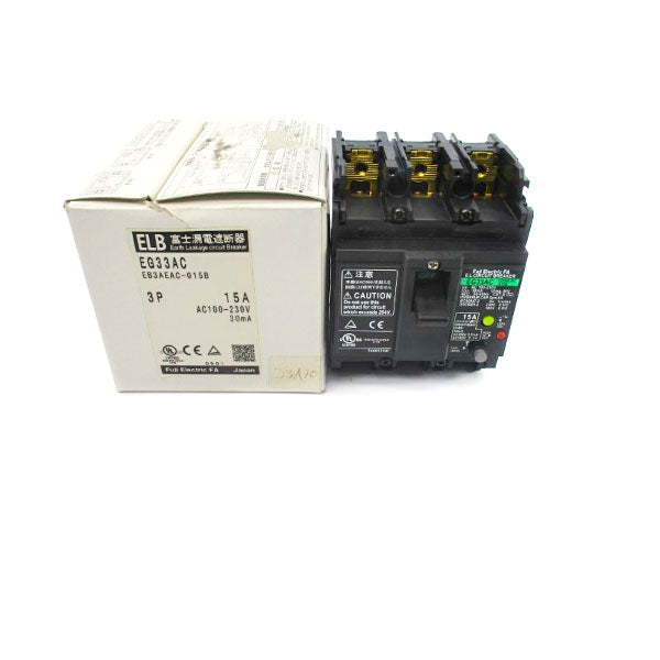 FUJI ELECTRIC EG33AC EB3AEAC-015B  100-230VAC 15A NSMP