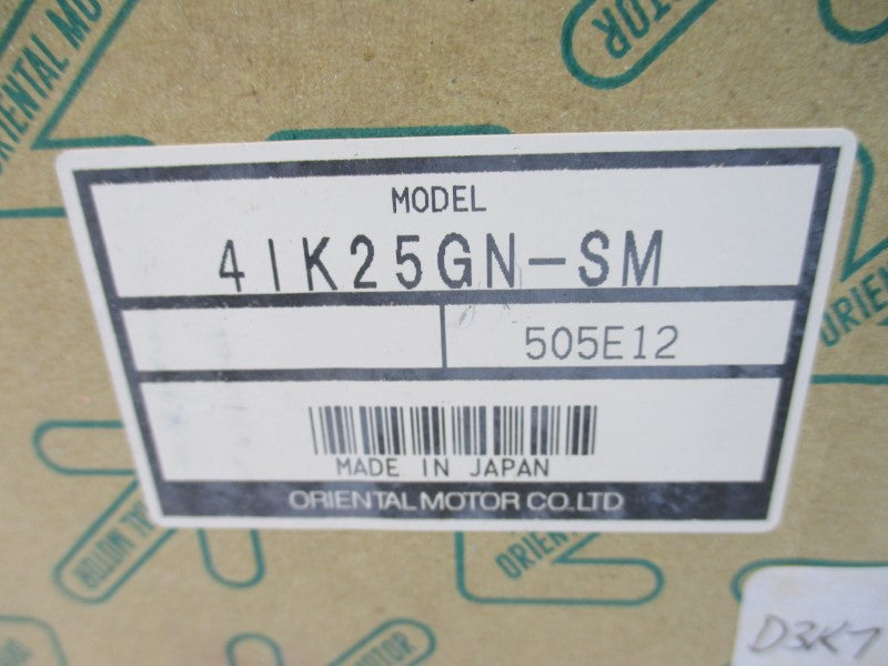 ORIENTAL MOTOR 4IK25GN-SM 200V 0.05A NSMP