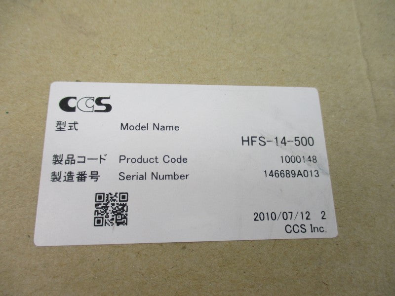 CCS HFS-14-500 NSMP