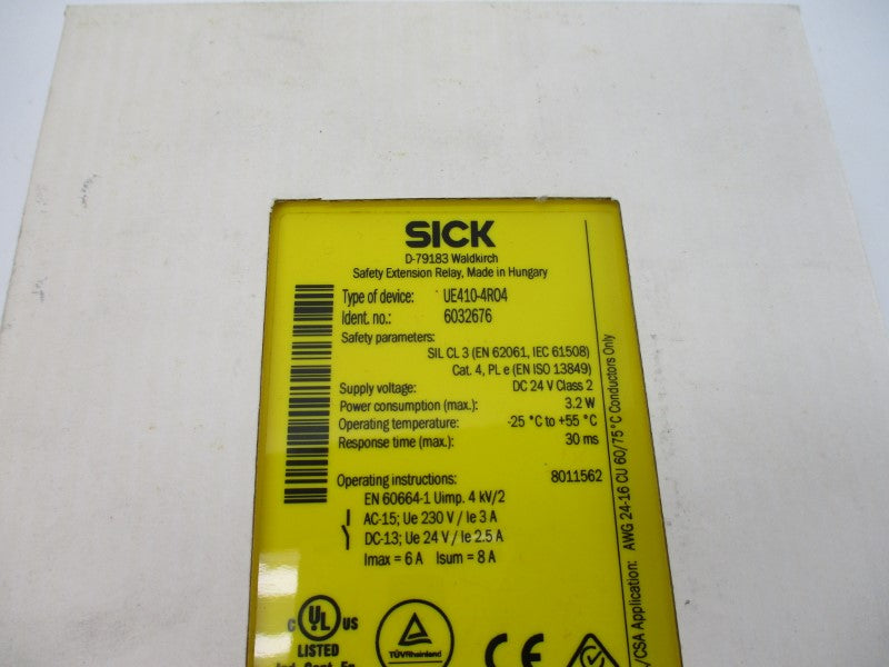 SICK UE410-4R04 6032676 24VDC 6A NSMP