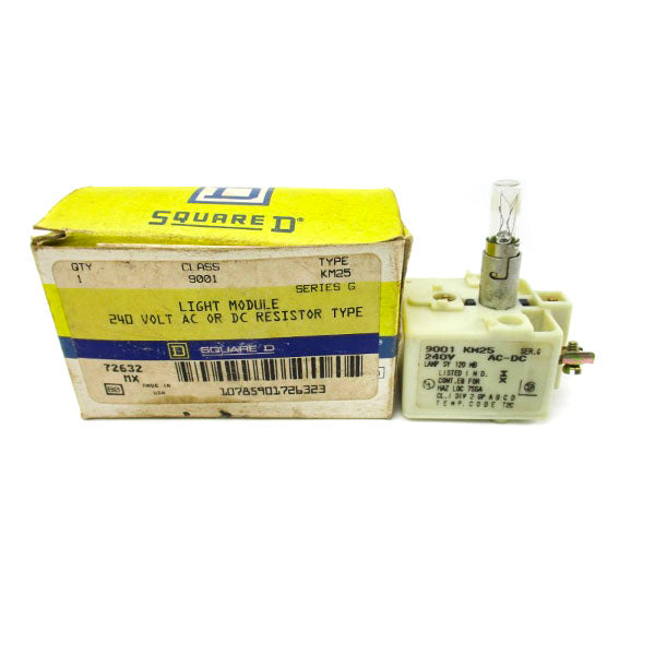 SQUARE D 9001KM25 SER. G 240VAC-DC NSMP
