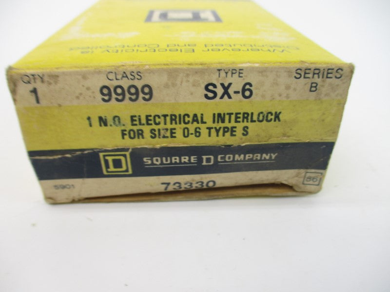 SQUARE D 9999SX-6 SER. B 120-600V 6A (BLACK) NSMP