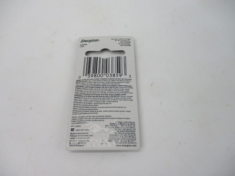 ENERGIZER ECR1620BP (PKG OF 6) NSMP