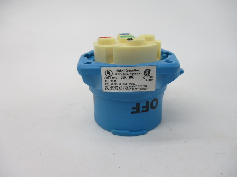MELTRIC 63-38143 600V 30A (AS PICTURED) NSMP
