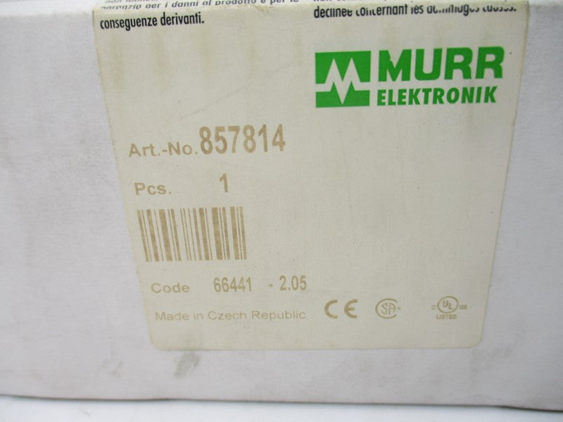 MURR ELEKTRONIK 857814 NSFS