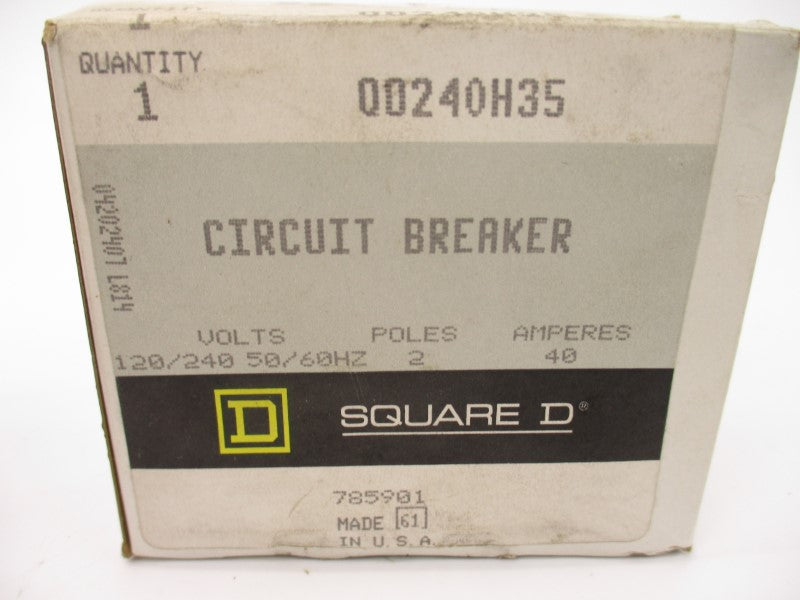 SQUARE D QO240H35 120/240V 40A NSMP