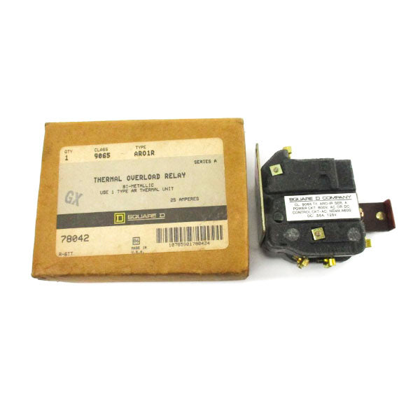 SQUARE D 9065AR01R SER. A 600VAC 25A NSMP