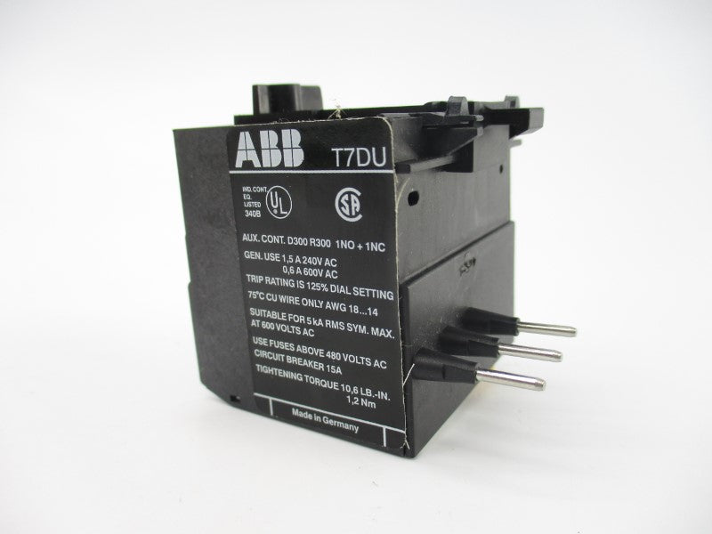 ABB T7DU1,0 1SAZ111301R0005 240/600VAC 0.6-1.0A NSMP