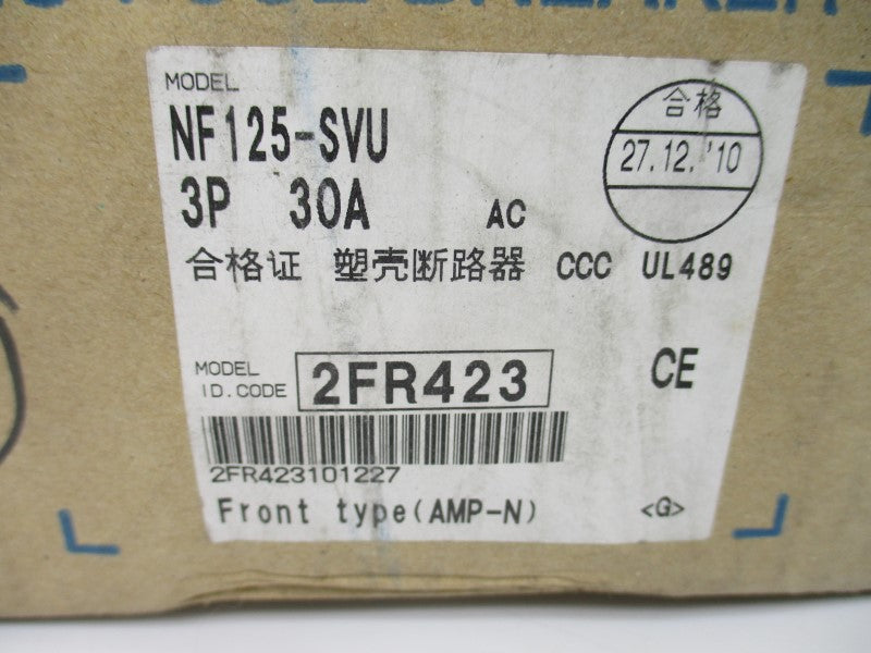 MITSUBISH NF125-SVU3P30A 480VAC 30A NSMP