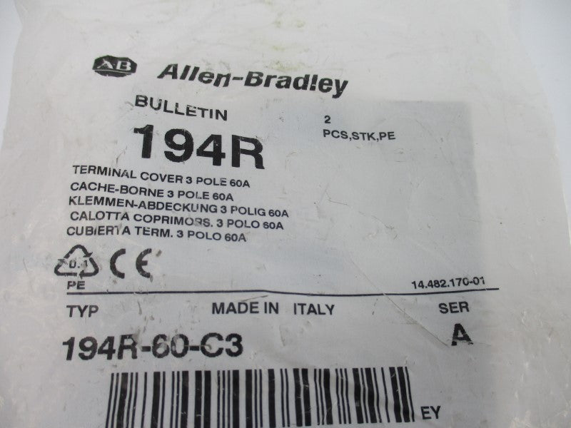 ALLEN BRADLEY 194R-60-C3 SER. A 60A NSMP