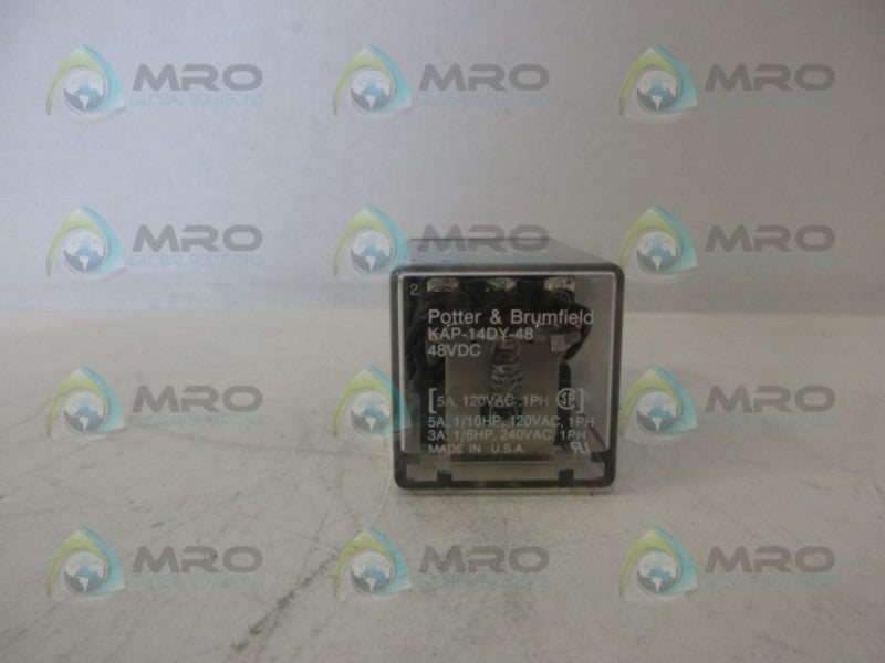 POTTER & BRUMFIELD KAP-14DY-48 RELAY UNMP