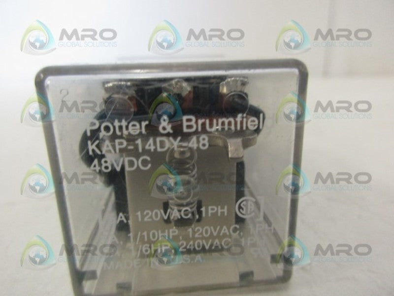 POTTER & BRUMFIELD KAP-14DY-48 RELAY UNMP