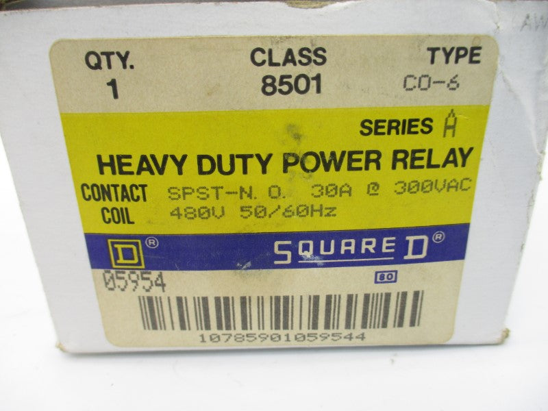 SQUARE D 8501CO-6 SER. A 480V 30A NSMP