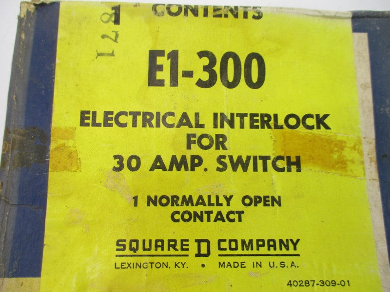 SQUARE D E1-300 30A NSMP