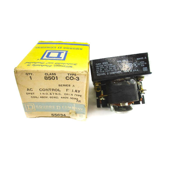 SQUARE D 8501CO-3 SER. A 440/480V 10A NSMP