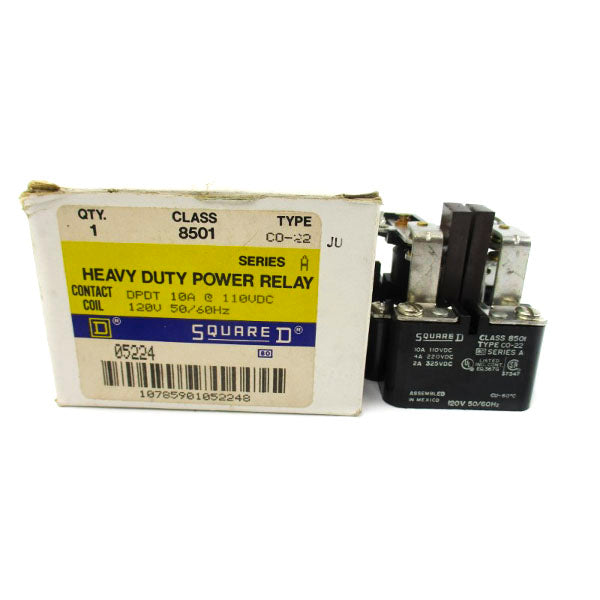 SQUARE D 8501CO-22 SER. A 120V 10A NSMP